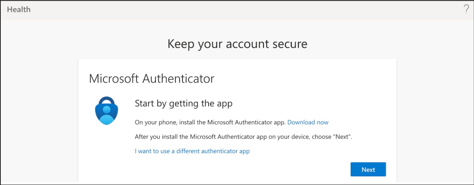 Account Missing MFA Registration